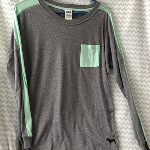 Long Sleeved Pink Sleep Shirt